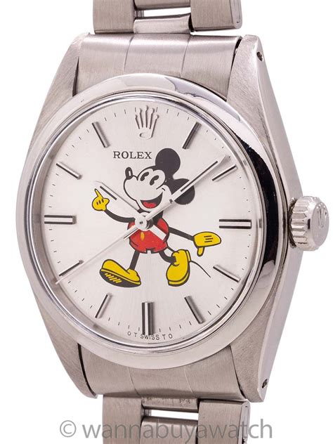 mickey mouse rolex for sale|rolex oyster precision mickey mouse.